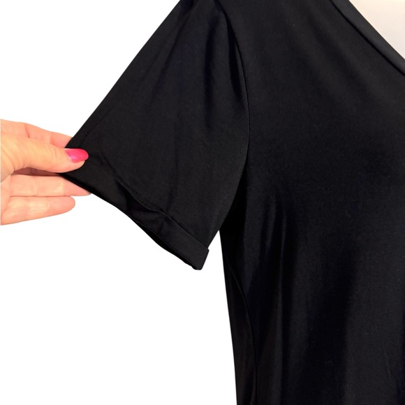 NWT Elegant Black V-Neck Bodysuit  XXLARGE   #C - Picture 4 of 9